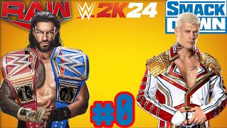 Draft  WWE 2K24 Universe Mode PL 0 [upl. by Enotna]