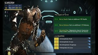 Injustice 2 Scarecrow quotThe Aspect of Terrorquot Epic Gear Set Full Loadout Gameplay [upl. by Oiralednac]