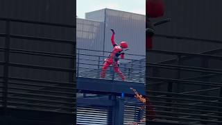 Deadpool dances to Celine Dion at Disneyland Paris Avengers Campus [upl. by Aissak82]