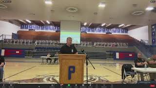 Community meeting about possible failure of Panguitch Lake Dam underway at high school [upl. by Gretel]