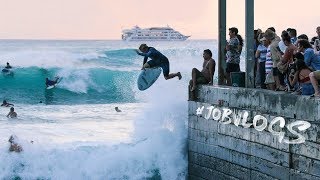 HUGE BOMB DROPS amp SHOREBREAK CHAOS [upl. by Yodlem]