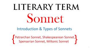 Sonnet  Definition and Example  Petrarchan Sonnet Shakespearean Sonnet  What is a sonnet [upl. by Aicilehp706]