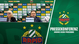 Die erste Pressekonferenz unseres neuen Präsidiums [upl. by Kepner994]