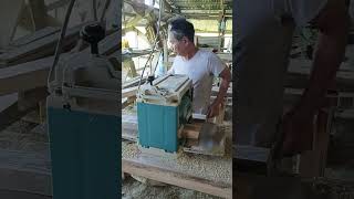 Thickness Planer  How to Use Makita 2012NB 12 Inch Power Thicknesser  YouTube [upl. by Hteazile]