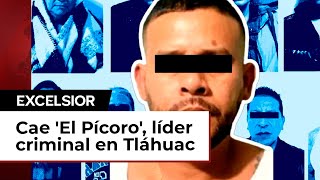 Cae El Pícoro líder criminal que operaba en Tláhuac junto con 9 cómplices [upl. by Nadbus478]