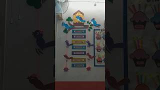 SCHOOL CLASSROOM DECORATION DESIGN WEEK CHART CLASSROOM SATISFYING VIRAL CREATIVE SHORT ART [upl. by Madalyn]