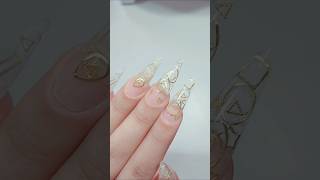 Nail desing with poly gel nails naildesign nailartandextension nail nailpolish nailsart girls [upl. by Erina]