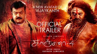 Kanchana 4 Trailer – Comedy Horror Movie Tamil  Ragava Lawrence – Vijayakanth  Thalapathy Vijay [upl. by Acilef]