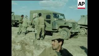 CUTS 10 03 82 BATTLE SCENES AND IRANIAN TROOPS AT IRAN  IRAQ BORDER AREA [upl. by Ispep]