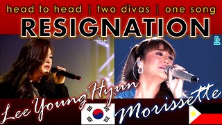 Morissette Amon amp 이영현 Lee Young Hyun RESIGNATION  This is amazing [upl. by Chae]