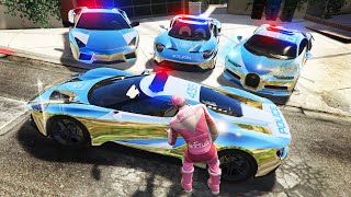 I Used TikToks To Steal Rare Police Cars in GTA 5 [upl. by Ylram685]