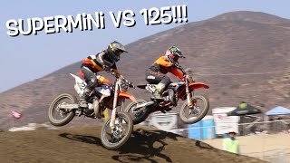 RACING MY SUPERMINI IN THE 125 CLASS Dangerboy Deegan [upl. by Nwahsal809]