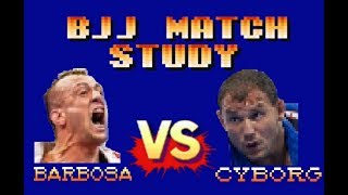 BJJ Match Study Abmar Barbosa vs Roberto quotCyborgquot Abreu [upl. by Dett]