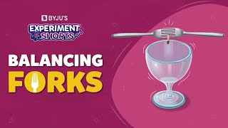 Defying Gravity  Centre of Gravity Balancing Forks  Science Experiments at Home  BYJUS [upl. by Reggi]