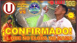 UNIVERSITARIO VS COMERCIANTES UNIDOS EN VIVO LIGA 1 TE APUESTO 2024  CHRISTOFER OLIVARES [upl. by Almund]