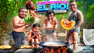 🔥COCINANDO EN EL RÍO HICIMOS HOT CAKES DE CALABAZA CON EL CREW RETOJORJAIS🔥 [upl. by Darra]