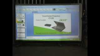 Test Projector acer c120 By Somsak [upl. by Lesak]