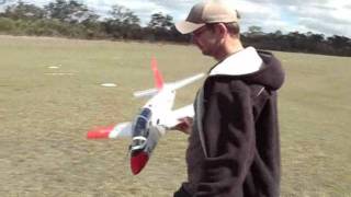 214 kmh SAPAC T45 Goshawk EDF JET from Hobbyking  RC Skunk Works ADP [upl. by Nulubez]