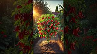 How to Grow Chili Pepper at Home 🌶️ Using Banana amp Aelovera plants shorts farming [upl. by Bronez]