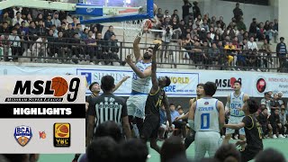 MSL 9 FINAL GAME 1 HIGHLIGHTS Zarkawt BCA vs Khatla TBL [upl. by Hermon]