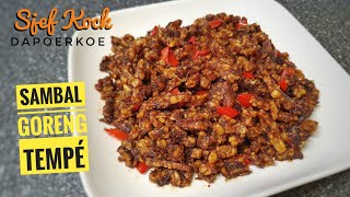 Sambal Goreng Tempé  Sambal Goreng Tempeh Kering  Indonesische Keuken [upl. by Ylenats]