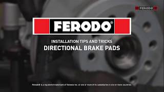 Ferodos guide to directional brake pads [upl. by Ocimad460]