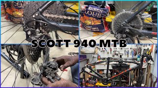 Scott Addict 940Mtb Full ServiceSCOTT Hydraulic BrakeKUNDA CYCL scott cycling hydraulicbreaker [upl. by Narruc]