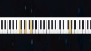 Junto a la cruz  Himno Tutorial piano [upl. by Tohcnarf]