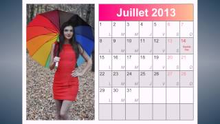 Les nouveaux modèles de calendriers 2013 [upl. by Mitzi]