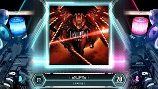 SDVX  eXLIPXe  MXM 20 譜面確認 [upl. by Sarilda]