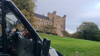 campervan stop at lumley castle for a murder mystery night with 3 course dinner inside the castle [upl. by Pitts]