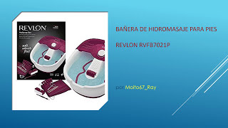 Bañera de hidromasaje para pies Revlon RVFB7021P Pediprep Pedi Spa [upl. by Shanly696]