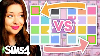 Default VS Last Swatch Build Challenge in The Sims 4 [upl. by Aihceyt703]