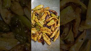 Potol bhaja cooking food recipe [upl. by Hguh]