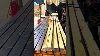 Carbonization process of wood [upl. by Airyt]