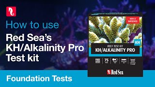 How to use Red Seas KHAlkalinity Pro Test Kit [upl. by Shatzer]