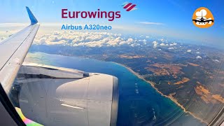 Full landing at Palma de Mallorca Airport PMI 2023  4K uncut inflight video [upl. by Creighton]