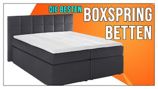 Boxspringbett TEST  Welches Bett kaufen Vergleich [upl. by Aihtnic]