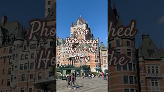 Chateau Frontenac quebeccity canada travel castle shorts [upl. by Barthol]