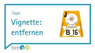 bmvit Vignette entfernen [upl. by Atlee295]