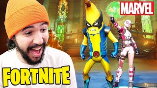 ON DÉCOUVRE LA NOUVELLE SAISON MARVEL SUR FORTNITE Chapitre 5  Saison 4 [upl. by Enois620]