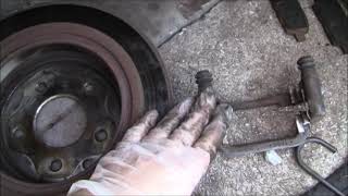 2011 Nissan Altima Rear Brake Pads amp Rotor Replacement [upl. by Ethan92]