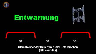 Elektronische Sirene  Entwarnung 🇭🇺  Soundfile Audio [upl. by Pearlman928]