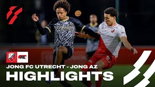 Nipte nederlaag voor Jong FC Utrecht ⚽️  HIGHLIGHTS [upl. by Gwendolen179]