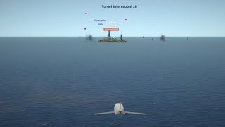 NavalArt 4 Modern Warships VS Small Airbase [upl. by Nial679]