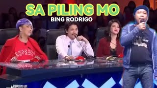 SA PILING MO BING RODRIGO PILIPINAS GOT TALENT AUODITION PARODY [upl. by Abert]