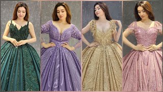 the Best engagement Dresses Collection 2024 فساتين خطوبة رائعة ومميزة فساتين زفاف nişanlık model [upl. by Arrad]