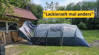 Lackierzelt mal anders Ein aufblasbares 20m² Tunnelzelt als Lackierzelt nutzen [upl. by Ravilob]