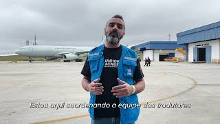 ACNUR apoia Governo Brasileiro em voos de repatriação vindos do Líbano [upl. by Pohsib]