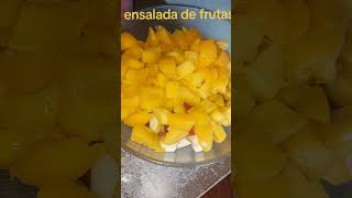 Ensalada de frutas al estilo colombiano endaladadefruta cremosa [upl. by Yevre16]